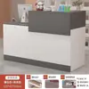 Mostrador Plano Moderno Simple para Caja Pequeña Tienda de Ropa Mostrador Tienda de Té de Leche Mostrador Tienda de Empresa Recepción