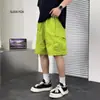 Pantalones Cortos de Playa Dopamina Delgados 2026 Nuevo Estilo Frescos Adelgazantes de Cinco Puntos Cargo Verano Transpirables Cómodos Ropa de Hombre