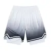 Pantalones Cortos Finos de Verano para Hombre, Talla Grande, Estilo Americano, Largo de 5 Puntos, Deportivos Casuales Modernos Versátiles Transpirables Holgados para Uso al Aire Libre