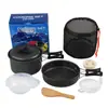 Juego de Ollas Portátil para Picnic al Aire Libre Transfronterizo para 1-2 Personas Combinación Portátil Juego de Ollas Ds200 Juego de Ollas para Picnic Camping