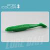 Isca macia competitiva Big T-Tail, minhoca macia, isca Luya, robalo preto, anzol de chumbo para peixe mandarim, isca macia para pesca marítima Luya Black Pit