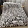 Tamaño grande, envío gratis, alfombrilla de chenilla de color liso para el suelo, alfombrilla absorbente para el baño, alfombrilla para los pies del hogar, alfombrilla para la puerta de la cocina y el dormitorio