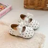 Sapatos Mary Jane para Meninas Estilo Primavera e Outono Estilo Princesa Infantil Sapatos de Couro Solado Macio Antiderrapante Sapatos de Bebê Meninas Pequenas Corte Baixo Sapatos de Uma Sola