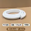 Tira de Borde Suave de PVC Autoadhesivo Pu Estilo Francés para Decoración de Puertas con Arco Curvo Borde de Pared de Fondo Estilo Europeo Línea de Yeso