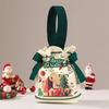 Sacola de Presente de Natal Embalagem de Maçã da Véspera de Natal Caixa de Presente Papai Noel Acompanhando Sacola Tote de Presente Nova Sacola de Presente