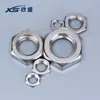 Porca fina hexagonal de aço inoxidável 316, porca plana, porca fina, tampa de rosca hexagonal ultrafina M4M5M6M8..M36