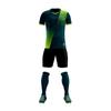 Venta al por mayor rápida Ropa de entrenamiento para escuela primaria Camiseta Personalizada Estudiantes universitarios Absorbente de sudor Transpirable Traje de fútbol transfronterizo para hombres