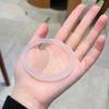 Pulseira de Ágata Branca Lua Cheia Congelada Lichia do Brasil Gelo Branco Natural Gelo Alto Fino Redondo Calcedônia Pulseira Estilo Nacional
