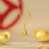 Colar Original de Prata Esterlina S999 Grande Sorte Grande Lucro Cavalo Pequeno Brincos de Alto Padrão Pulseira de Nicho Joias do Cavalo do Zodíaco Dropshipping