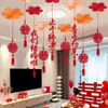 Decoração de Flor de Ventilador para Quarto de Casamento Pingente Decoração para Boudoir do Noivo e da Noiva Arranjo de Decoração Suspensa no Teto para Sala de Estar e Quarto de Casa Nova