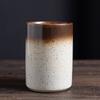 Taza maestra cruda, taza individual, juego de té grande de cerámica de kung fu, taza de té, taza de estilo japonés, taza de cambio de horno vintage, taza de café