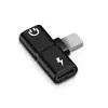 Adaptador de Luz LED Tricolor Adequado para Carregamento Rápido de Celular Apple Adaptador de Carregamento Pd100W L para Typec