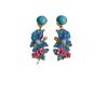 Recién Llegado Pendientes Antiguos de Corte Vintage Exquisitos Mariposa Flor Lirio de los Valles Esmalte Ropa Han Pendientes Antiguos Accesorios Mujeres