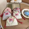 Bolsa de Espuma con Cordón de Dibujos Animados Estilo Ins, Linda y Portátil, Bolso de Moda para Artículos Varios y Maquillaje para Llevar