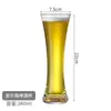 Taza Grande de Cerveza y Cola para Bar Vidrio Personalizado Hogar Espesado Taza de Cerveza Artesanal Celebridad de Internet Creativa Taza de Vino de Trigo