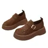 Mocasines Birkenstock de Suela Gruesa para Mujer, Nuevo Estilo Otoño 2026, Zapatos Versátiles de Altura Creciente para Mujer