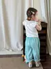 Ropa para Niños Zhe Li Pantalones para Niñas Verano Estilo Delgado 2026 Casual para Niños Pantalones Jogger Anti-Mosquitos Pantalones Capri para Bebé Niña Clase A