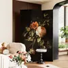 Nuevo Biombo Plegable Estilo Chino de Flores y Pájaros para Sala de Estar, Divisor Móvil para Entrada, Pantalla Bloqueadora para Dormitorio, Biombo Plegable Doble Cara para Uso Doméstico