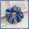 Anillo para el cabello de satén mercerizado para niña francesa, estilo coreano, banda para atar el cabello, cuerda para el cabello, cuerda para el cabello de cola de caballo, accesorios para el cabello