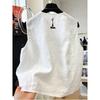 En Stock Algodón y Lino de Gama Alta Bordado Pesado Estilo Coreano Cuello en V Chaleco Prendas de Abrigo sin Mangas Verano Delgado Top