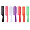 Pente de corte de cabelo curvo, fabricante masculino, cabeça redonda, pente de cabelo para salão de beleza, pente plano, fornecimento reto, corte de cabelo, cabeça plana, curva