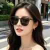 Gafas de sol cuadradas con montura negra Unisex Versátiles Protección UV Para Conducir Salida Sombrillas Gafas de Sol Hacen que la cara se vea más pequeña