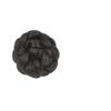Peruca para Mulheres com Penteado de Coque, Coroa Alta, Cabelo Humano Realista, Coque de Princesa Despojado, Peruca de Coque de Cabelo