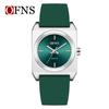 O'Fanni Reloj Caliente en Vivo para Dama Temperamento Combinable Impermeable Reloj de Mujer Reloj de Cuarzo Cuadrado Simple Suministro Directo de Fábrica