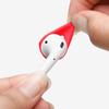 Adequado para capa de silicone AirPods 1ª/2ª geração Apple fone de ouvido Bluetooth sem fio de silicone protetores de ouvido à prova de poeira antiderrapante ouvido