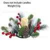 Portavelas decorativos navideños, centros de mesa, decoraciones festivas para fiestas, decoraciones de hotel e iluminación ambiental