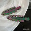 Pasador Metálico Ondulado de Colores Dulces de Sirena Que Cambia Gradualmente de Color al Exponerse a la Luz, Pinza de Pato con Flequillo Lateral y Pasador Sin Costuras