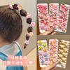 Linda Diadema Rosa Infantil, Alta Elasticidad, Sin Daño al Cabello, Aro de Toalla para Niña Pequeña, Linda Cuerda para el Cabello Dopamina, Coreana