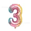 Globos Digitales de 32 pulgadas de Ajuste Delgado Moldeadores de Cuerpo Accesorios de Decoración para Fiestas Globos Digitales de Papel de Aluminio Creación de Ambiente