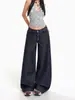 Jeans casuales de pierna ancha estilo retro americano para mujer, versión fina de primavera y otoño 2026, corte holgado, adelgazantes, versátiles, pantalones largos hasta el suelo