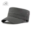 Gorra de Béisbol con Protección Solar para Exteriores de Primavera y Verano para Hombres, Gorra Clásica Simple Lisa de Copa Plana, Gorra Militar Transpirable para Exteriores para Mujeres