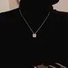 Corrente de Suéter Moda Versátil Super Fada Corrente Fina Simples Luxo Leve High-End Corrente de Clavícula Presente de Aniversário para Namorada