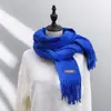 25 Cachecol de Imitação de Caxemira de Cor Pura para Outono e Inverno, Lenço Xale Versátil Super Macio para Mulheres, Fabricante Transfronteiriço, Presentes Atacado