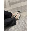 Versión de Piel de Oveja de Zapatos Mary Jane Color Uva con Estilo Retro Francés, Presentando un Moño, Boca Baja, Suela Plana y Diseño de Bloques de Color para Mujer