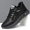 Zapatos Deportivos Casuales Impermeables y Antideslizantes de Cuero para Primavera y Otoño, Zapatos Deportivos Casuales Ligeros y Versátiles, Zapatos de Trabajo Resistentes al Desgaste y a la Suciedad