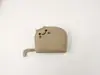Bolsa para monedas tipo pirata con cepillo, anti-desmagnetización, de cuero genuino de vaca de primera capa, estilo gatito, con múltiples ranuras para tarjetas, bolsa para llaves fresca, dulce y versátil