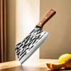 Cuchillo de Cocina para Uso Doméstico, Cuchillo Forjado de Acero Inoxidable, Cuchillo de Chef Afilado, Cuchillo para Rebanar, Cuchillo para Cortar Carne, Forjado Yangjiang