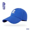 Gorra de Béisbol Estilo Coreano Letra R para Mujer, Sensación de Alta Gama, Visera Extendida, Gorra tipo Pato Versátil para Hombre, Sombrero de Sol Deportivo a la Moda