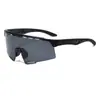 Óculos de Sol Esportivos Outdoor Transfronteiriços Novos, Óculos de Ciclismo Fashion Anti-UV, Óculos de Sol Coloridos com Meio Aro para Proteção Solar Masculina