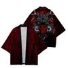 Camisa de moda nacional estilo chinês para homens e mulheres, casal, moderno, japonês, verão, fina, manga 3/4, retrô, casual, cardigan, penas, tecido
