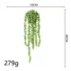 Planta artificial colgante transfronteriza de eucalipto verde, mandrágora, con maceta, para decoración de interiores y exteriores.