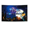 Tela de Fondo para Decoración de Halloween Bandera de Jardín Pancarta Pareados Día de Muertos Suministros para Fiesta en Bar Personalización de Banderas
