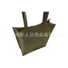 Bolsa de Juta Personalizada de Fábrica Bolsa de Lona de Linho Natural Ecologicamente Correta Bolsa com Zíper Bolsa de Ombro Bolsa de Compras