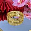 Novo Pulseira Pavão Tela Aberta Dourado Estanho Estilo Botão Retrô Latão Banhado a Ouro Ouro Simulado Decoração de Casamento Joias