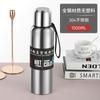 Taza Isotérmica Grande de Acero Inoxidable 304 para Exteriores, Taza Universal de Aislamiento Térmico y Frío con Separación de Té y Agua, Tetera para Preparar Té