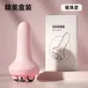 Novo Massageador Roller de Corpo Inteiro com 5 Bolas Magnéticas Ferramenta de Massagem Escova de Meridianos Manual de Aço Inoxidável para Cintura e Abdômen